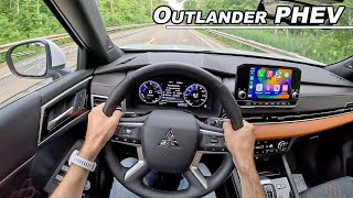 Living With The 2023 Mitsubishi Outlander PHEV - Better than Rav4 Prime? (POV Binaural Audio)