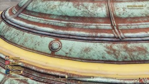 Fallout 76: Nuclear Missile exiting the silo hatch