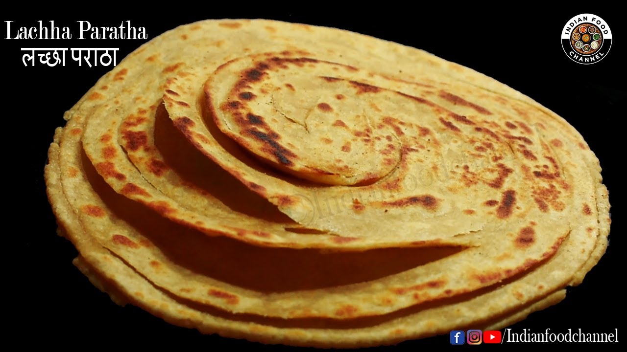 How to make Laccha Paratha-लच्छा पराठा बनाने की विधि-ਲੱਛਾ ਪਰਾਂਠਾ-Multilayered Paratha | Indian Food Channel