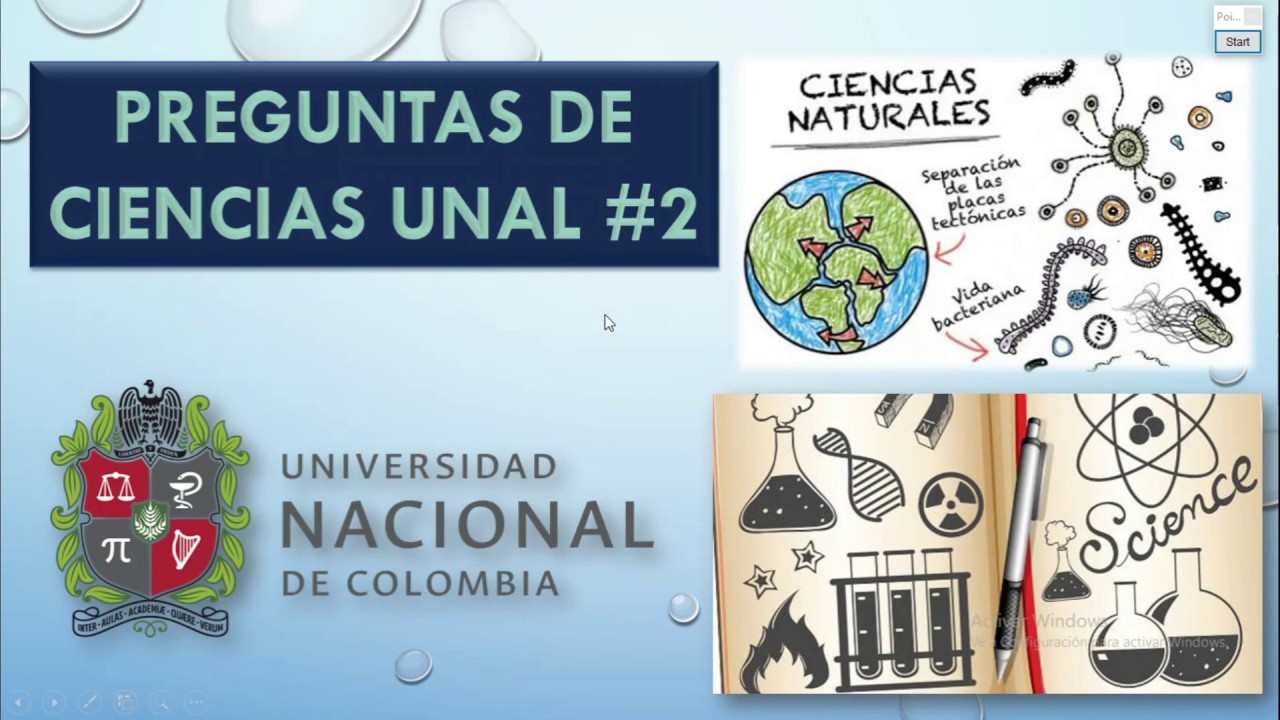 5 Preguntas de Ciencias (Biología) tipo examen de admisión UNAL