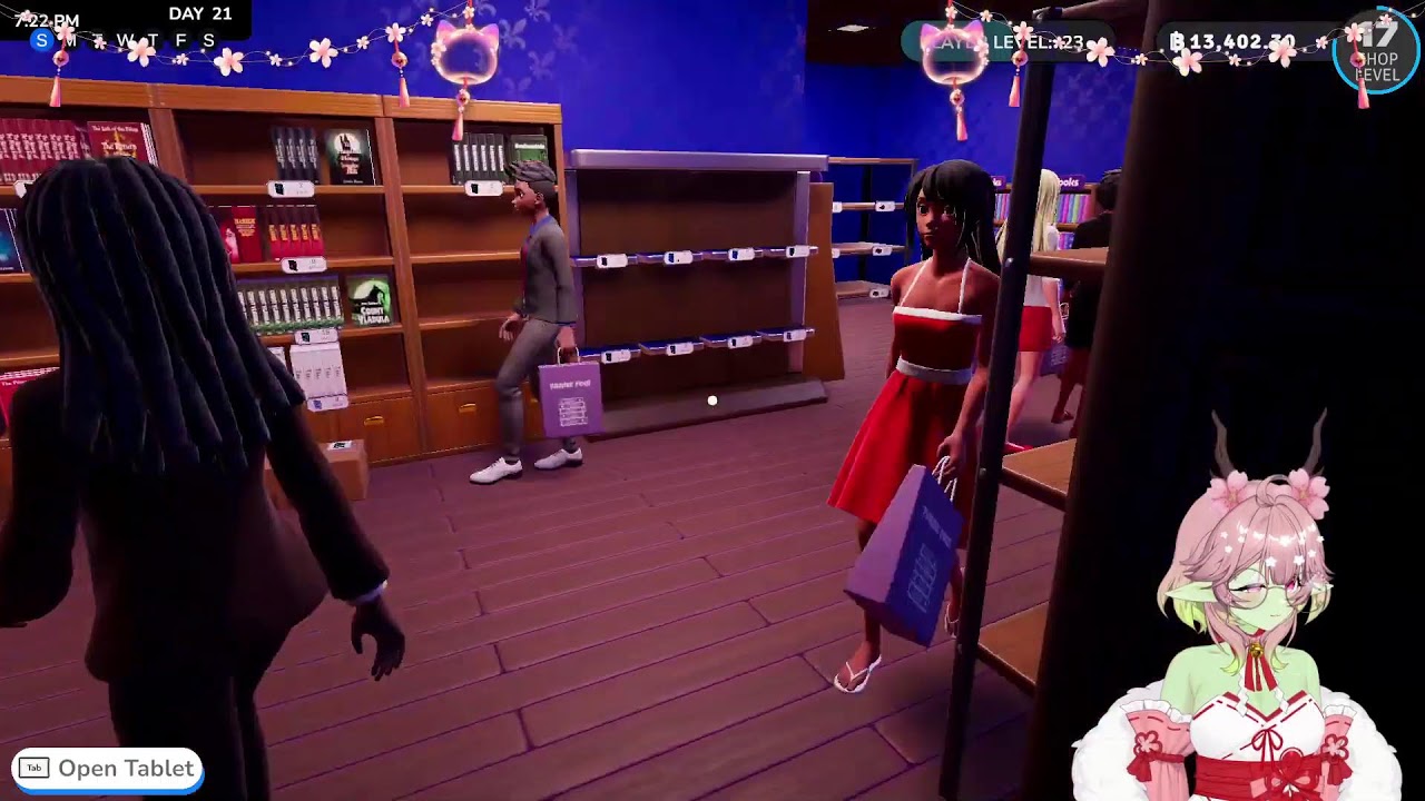 So excited to play Quarantine Zone: The last check! Bookshop sim after!