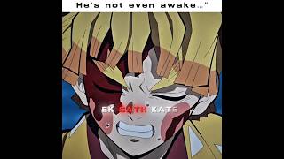 Zenitsu Was Dying… But Still Gave The Perfect Strategy 💀😱 | Demon Slayer Edit | #demonslayer #edit