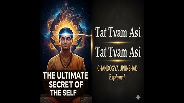 That Thou Art" (Tat Tvam Asi) | The ULTIMATE Secret of the Self | Chandogya Upanishad Explained