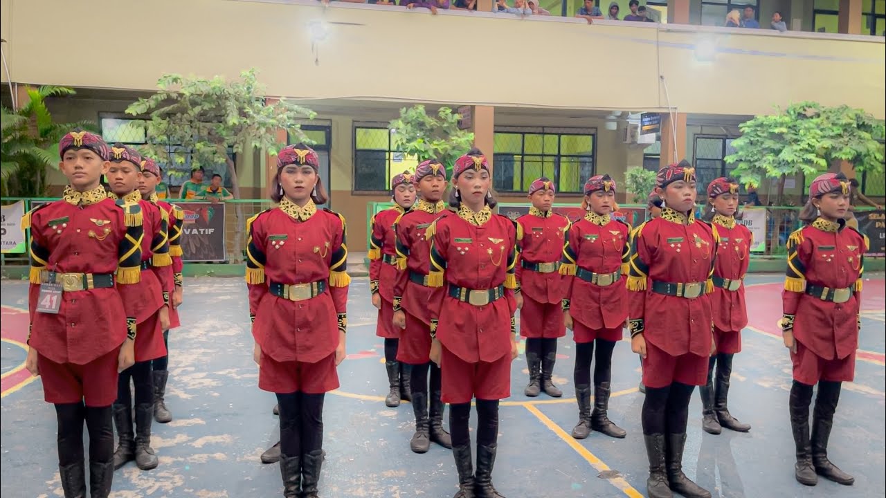 JUARA HARAPAN UTAMA 2 PASKIBRA SMPN 51 KOTA BEKASI LKBB KOBAR RAPI VIII WIDYA NUSANTARA