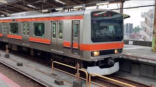 武蔵野線e231系0番台MU6東京行き、西船橋駅発車シーン！なんとなく撮った