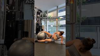 Rutina de abdomen usando fitball para trabajar fuerza, estabilidad y control en cada movimiento ✨