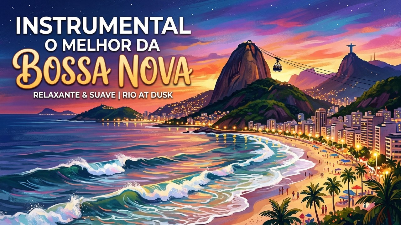 🎼 Instrumental O Melhor Da Bossa Nova | Som Perfeito Para Estudar, Relaxar e Curtir 🎧