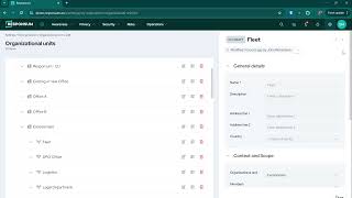 Add your organization structure to RESPONSUM and allocate access rights easily