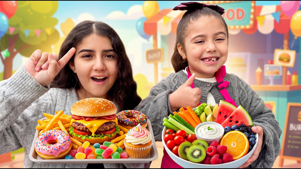 Best Video For Kids Learn To Eat Healthy With Toy food - YouTube