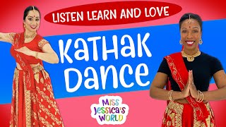 Kathak dance for kids with Svetlana Tulasi | Miss Jessica's World | Listen Learn & Love