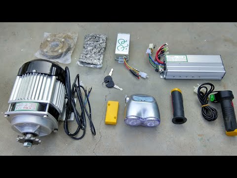 शक्तिशाली इलेक्ट्रिक बाइक किट अनबॉक्सिंग (750 w BLDC मोटर)