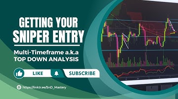 Getting Your Sniper Entry with Multi-Timeframe Analysis (Top-Down Analysis) | Supply&Demand Mastery
