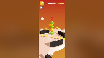 stack rider | walkthrough gameplay | all levels | #youtubeshorts #stackrider #androidgaming#307