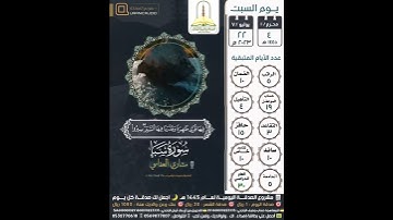 سورة سبأ ١٨ القارئ مشاري العفاسي