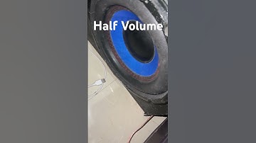Playing low pass on 50%volume|#bass #behringer #subwooferspeaker #subwooferbass #audioequipment