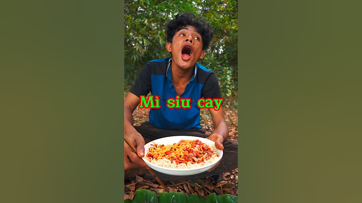 Ăn mì siu cay trong rừng. #shorts #haihuoc