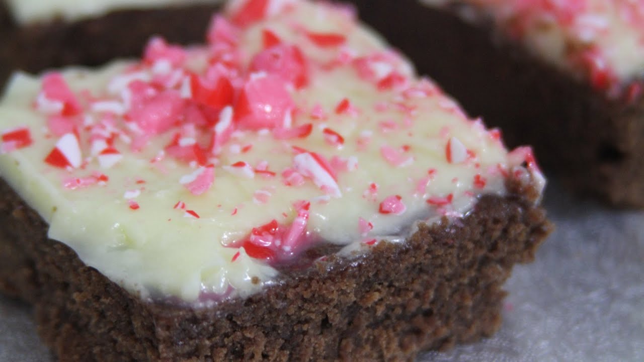 Christmas Themed Frosted Brownies Craving for Baking YouTube