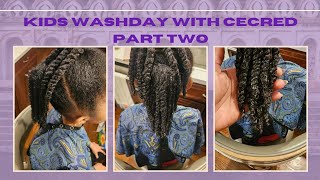 Using the Cecred Styling Lotion and Oil on Kid&#39;s Hair