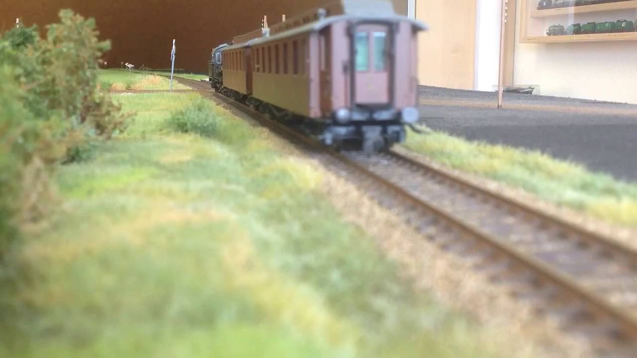 DSB Litra D (Hobbytrade DCC) första tur med dekoder.