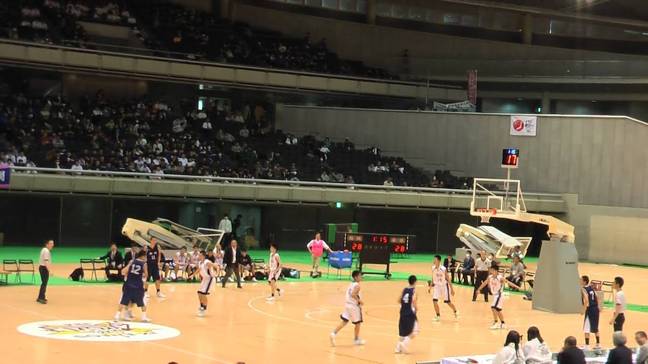 2016 男子決勝 新潟vs福岡 2Q2 ジュニアオールスター 中学バスケ