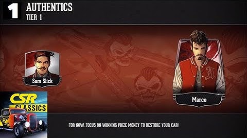 CSR Classics : Tier 1 - Sam Slick called me out😱