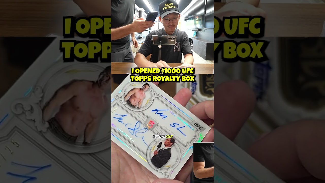 I Opened $1000 UFC Topps Royalty Box!