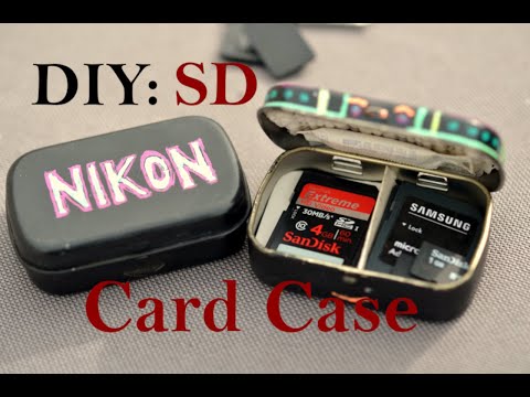 How To Make SD Card Holder from "Altoids Tins"