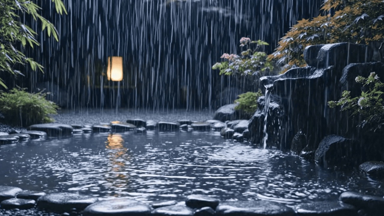 🔴 LIVE Healing Piano with Rain 🌧️ 24/7 Deep Sleep Music for Insomnia & Anxiety Relief