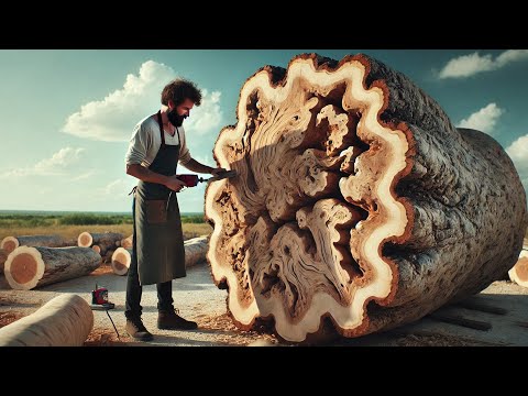 🔴 Poor Carpenter Turns Old Wood Panels Into Thousand-Dollar Artworks // Woodworking Tools