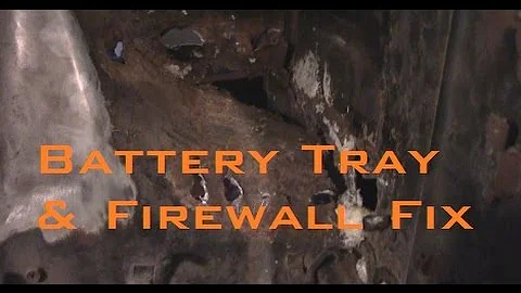 Datsun 240z Project Car Update S2E5: Battery Tray & Firewall - Rust Repair Overhaul Part 3