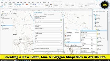 #05: Creating a New Point, Line & Polygon Shapefiles in ArcGIS Pro