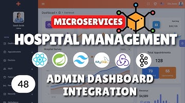 HMS with React & Spring Boot Microservices | Ep. 48: Admin Dashboard Integration #react #spring
