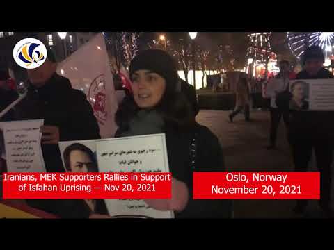 Freedom-loving Iranians, MEK Supporters Rallies in Solidarity with Isfahan Uprising — Nov 20, 2021