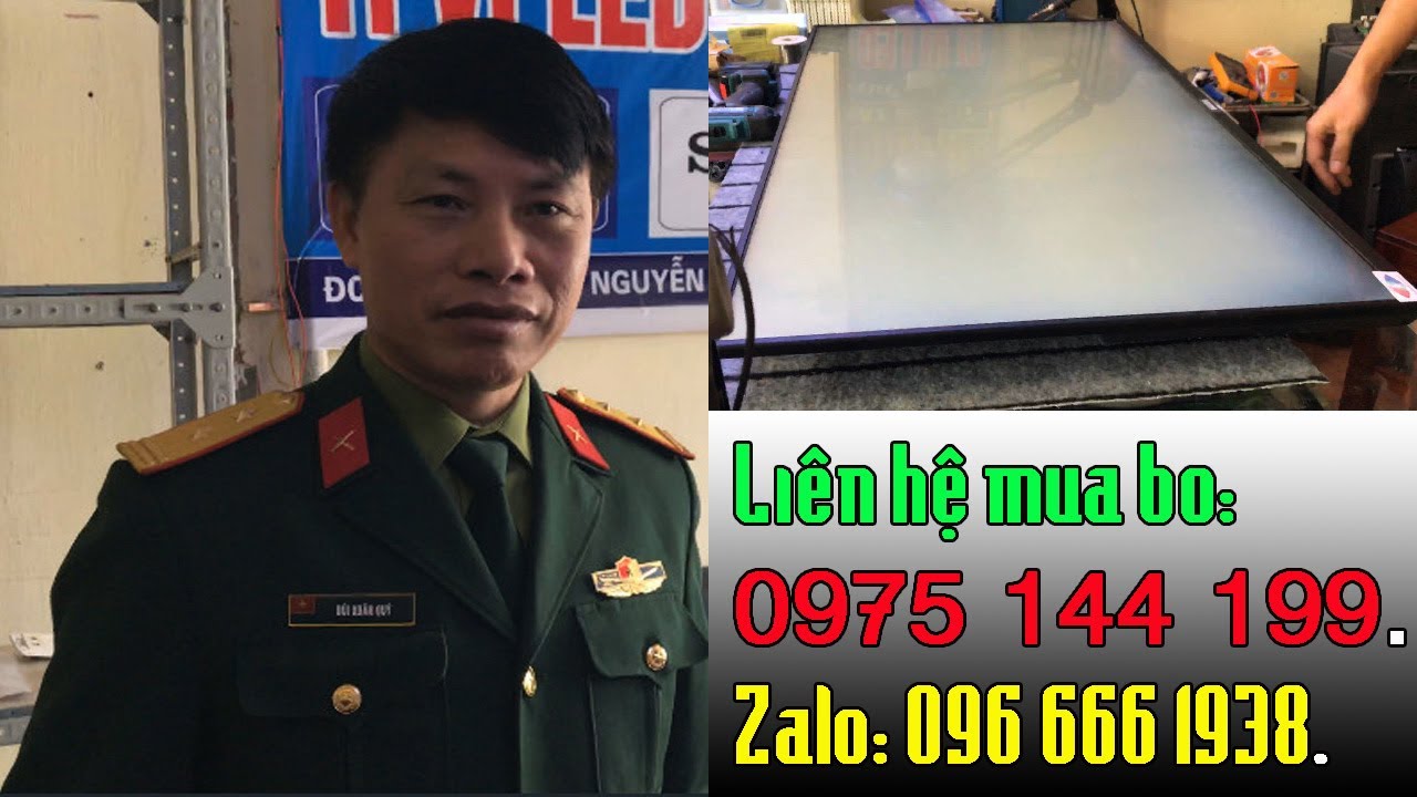 Chú Bộ Đội Sửa Lỗi tivi sony Trắng Hình, nháy đỏ 5... - youtube