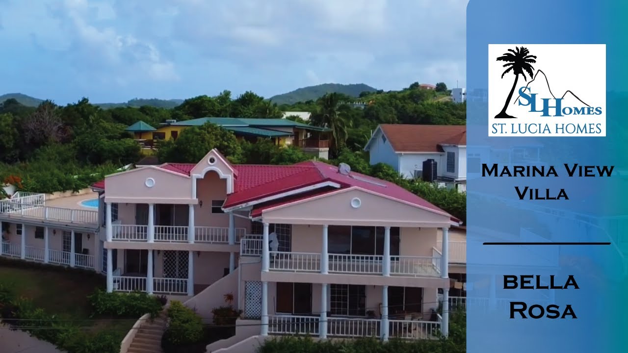 MARINA VIEW VILLA - BELLA ROSA -SAINT LUCIA