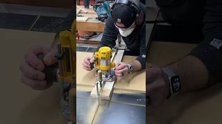 Cutting perfect dados the easy way. #diy #router #jig #perfection