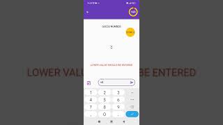 Flutter Guess Number App screenshot 1