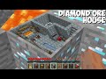 HOW to BUILD SECRET HOUSE in DIAMOND ORE in Minecraft ! RAREST SUPER SECRET HOUSE !