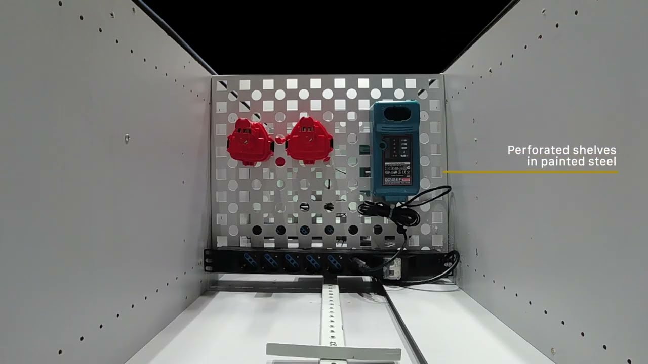 Armoire de stockage pour batteries lithium-ion