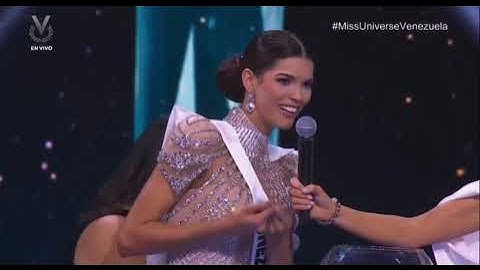 No dejamos de soñar, así fue la respuesta de #ileanamárquezpedroza en el #missuniverse 👑