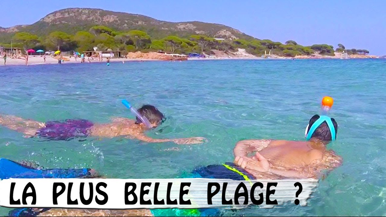 Plage De Palombaggia Une Des Plus Belles Family Vlog En Corse Vlog Vacances