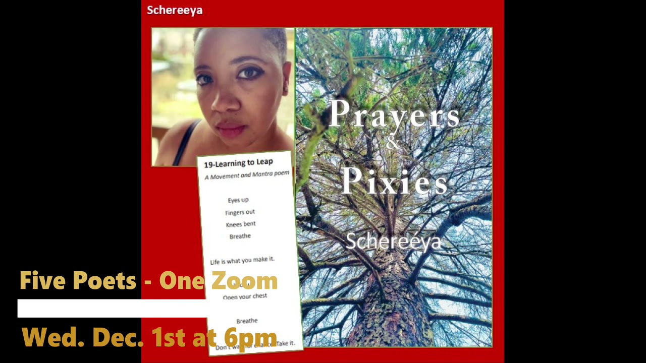 Redhawk Publication's Five Poets-One Zoom on Dec. 1st @ 6pm