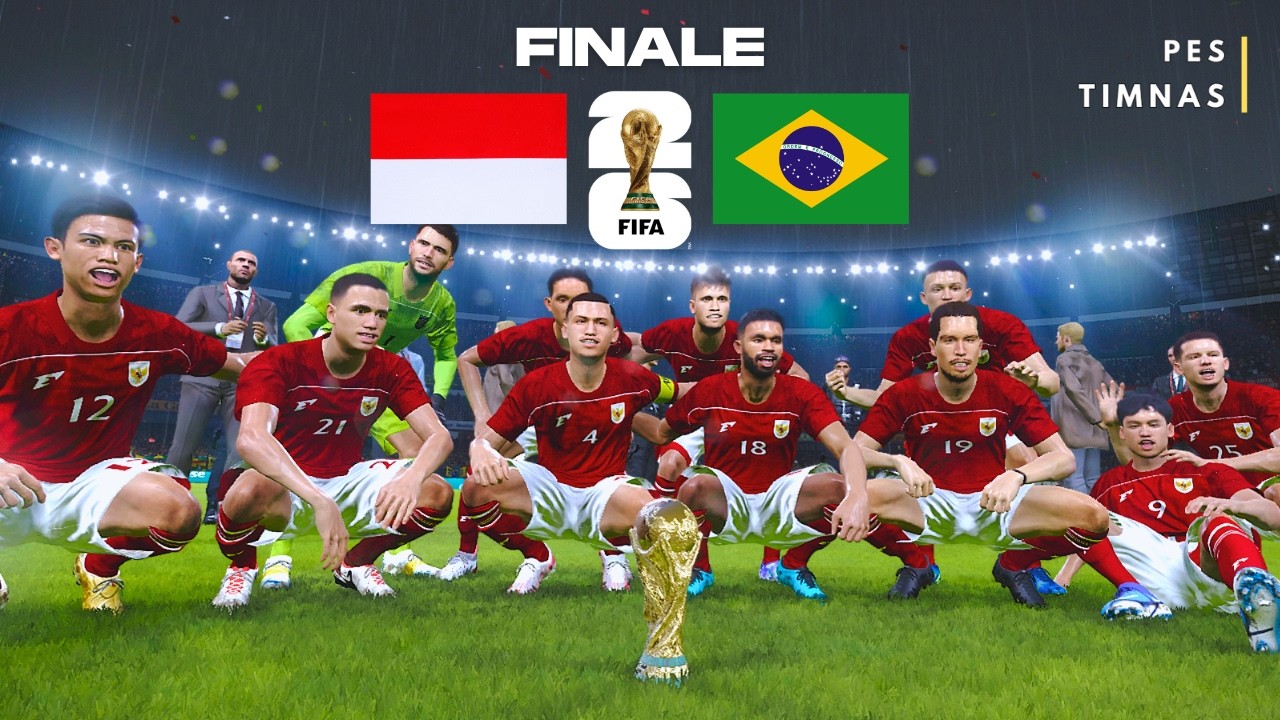 НАКОНЕЦ-ТО, ИНДОНЕЗИЯ — ЧЕМПИОН МИРА! ИНДОНЕЗИЯ — БРАЗИЛИЯ | ЧЕМПИОНАТ МИРА ФИФА 2026 | НАЗВАНИЕ ...