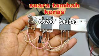 amplifier 1 set toshiba suara mantap