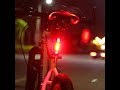 buyincoins 5 LED Bicycle Cycling Tail USB Rechargeable Red Warning Light Bike Rear Safety
