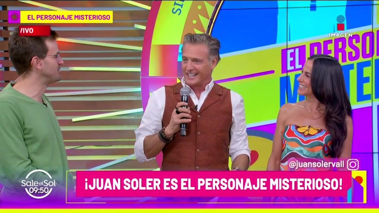 ¡Desde Argentina! Juan Soler visita a Paulina Mercado en el foro | Sale el Sol