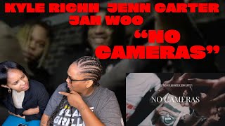 THEY ON DEMON TIME!! Kyle Richh x Jenn Carter x Jah Woo - No Cameras (REACTION)