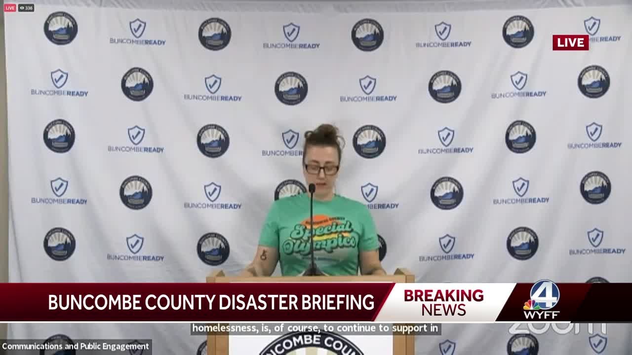 Buncombe County officials give Thursday afternoon update - YouTube