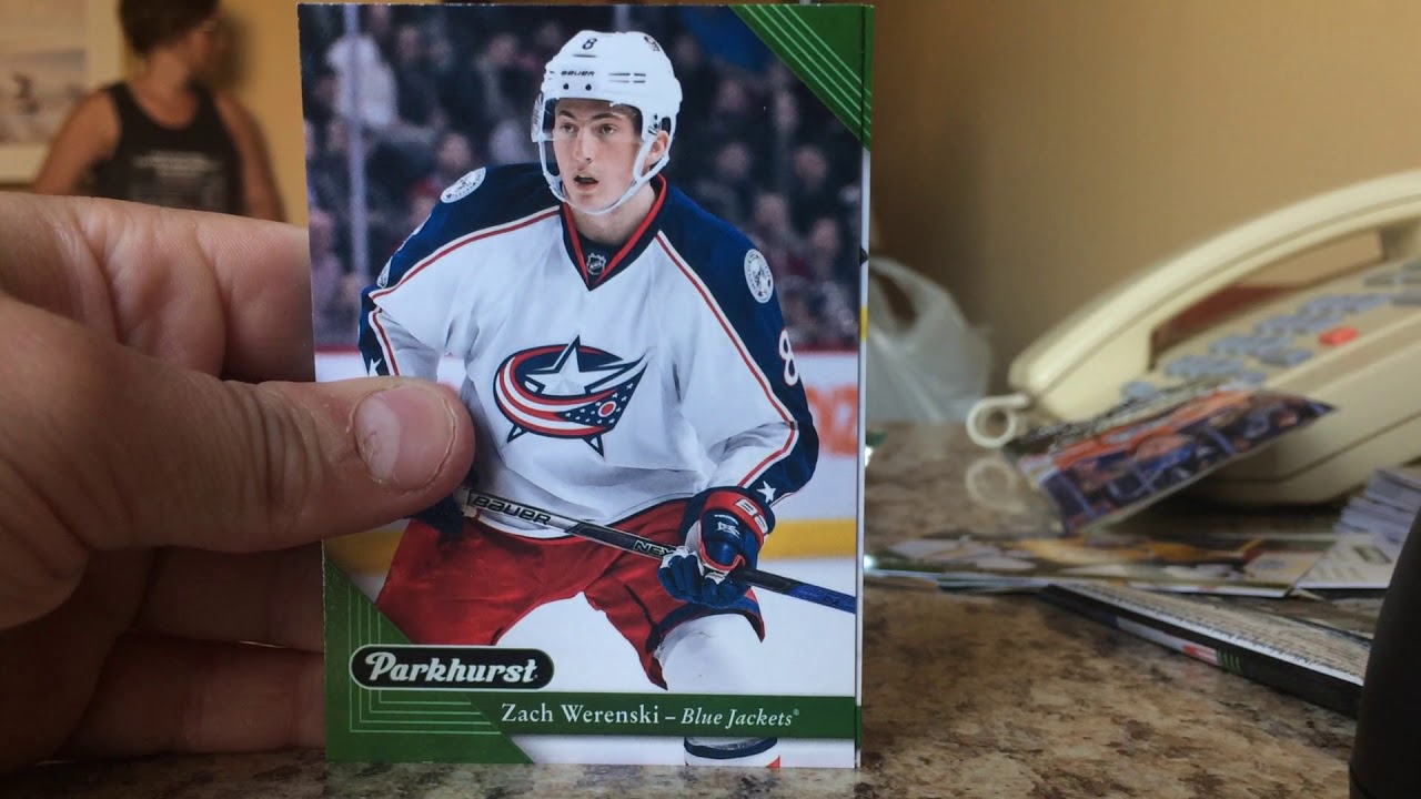 Opening a hockey card box pt1 YouTube