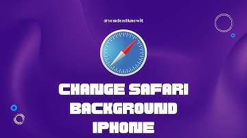 how to change your safari background on iphone